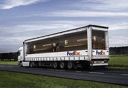 Fedex truck ad