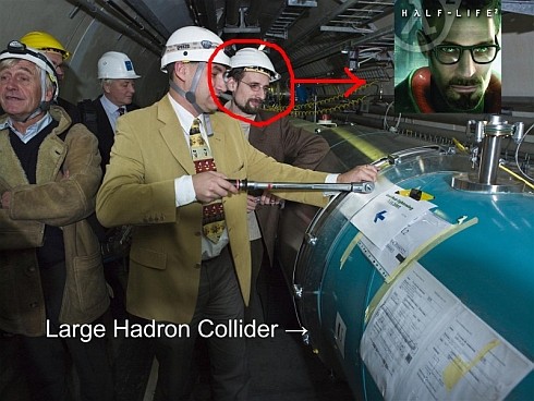 Gordon Freeman en el acelerador de particulas