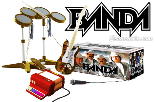 Rock Banda con instrumentos